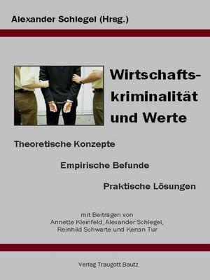cover image of Wirtschaftskriminalität und Werte